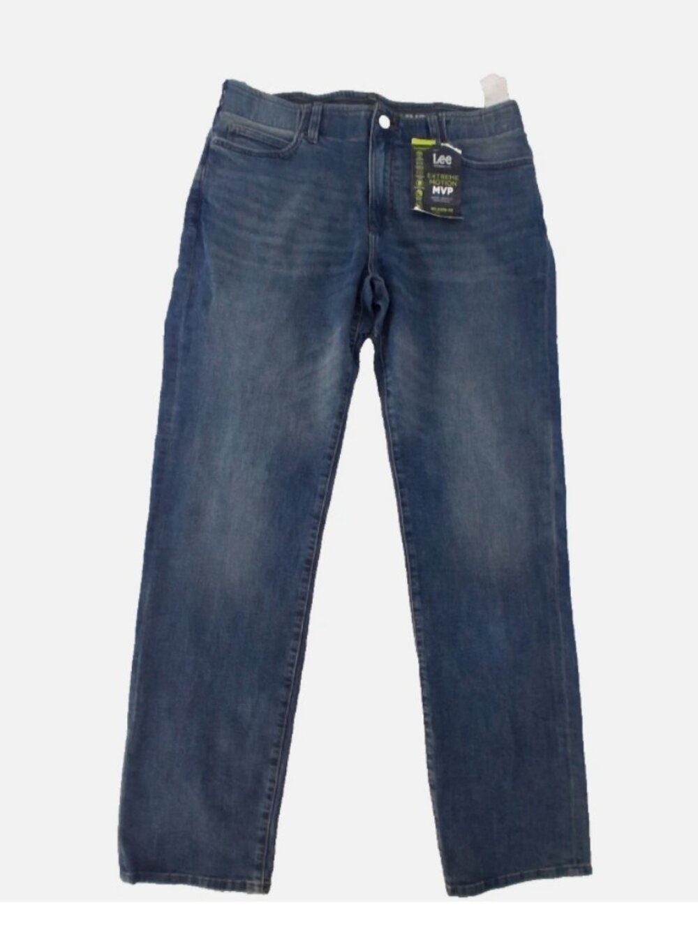 NWT Lee Extreme Motion MVP Jeans Men 36x36(fits 38x36) Relaxed Fit Straight Leg.